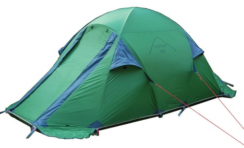 Expeditionszelt everest1953 grün Geodät Kuppelzelt 2 Personen Zelt 10.000 mm - 第 1/10 張圖片