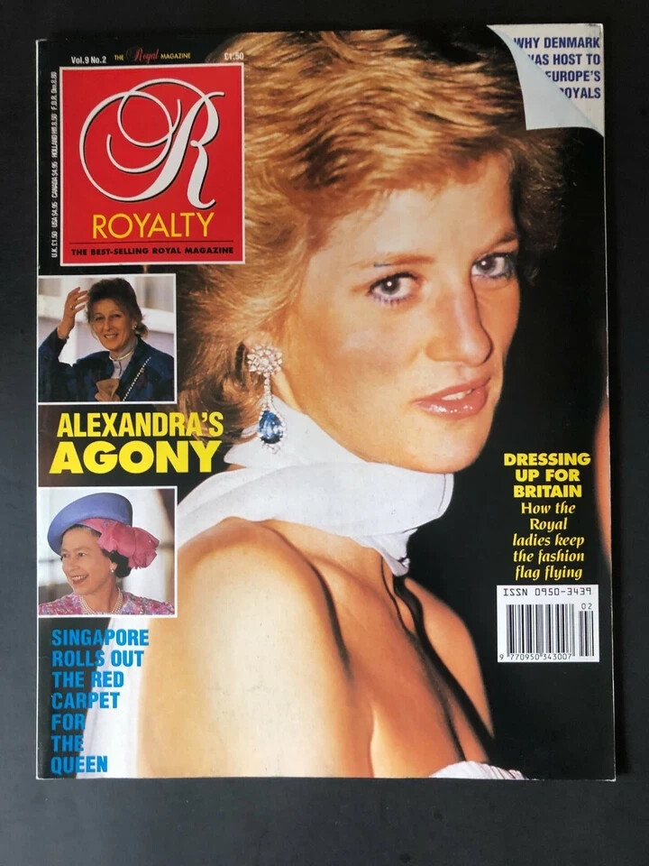 Royalty Magazine November 1989  Vol 9  No 2  Princess Diana - 1