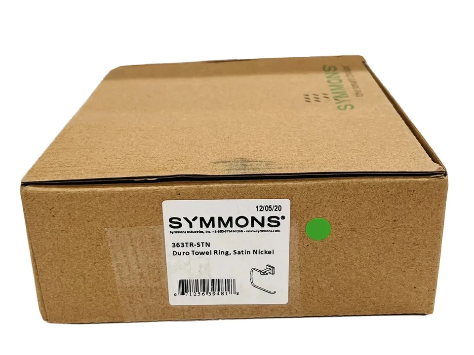Anillo de toalla montado en la pared Symmons 363TR-STN Duro - acabado níquel satinado Foto 2 de 4
