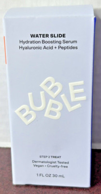 BUBBLE SKINCARE WATER SLIDE HYDRATION BOOSTING SERUM HYALURONIC ACID PEPTIDES