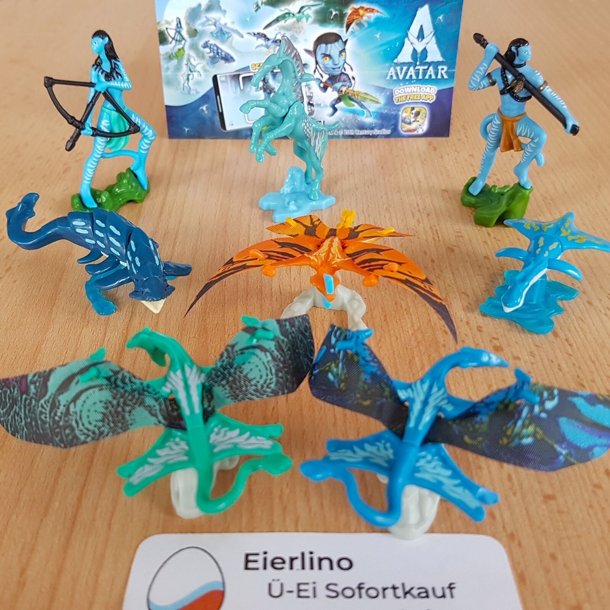 NEW 22 KINDER SURPRISE SET Avatar Way of Water figurines KINDER  JOY EGG