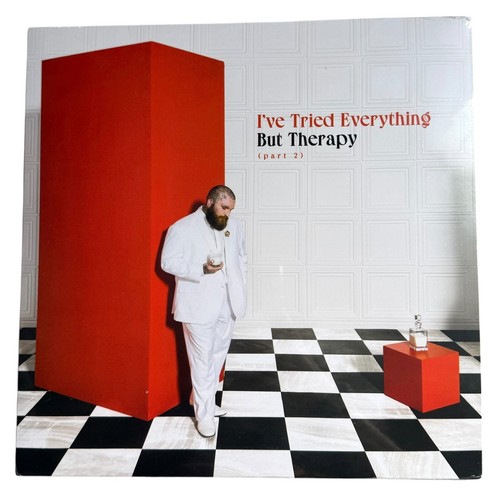 Teddy Swims SIGNED I’ve Tried Everything But Therapy Part 2 Orange Vinyl - Picture 2 of 3