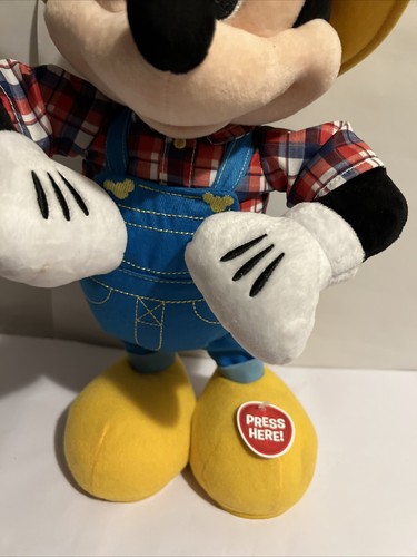 Disney Junior E-I-Oh Mickey Mouse Interactive Plush Toy, Sings Old MacDonald 16’ - Picture 2 of 7