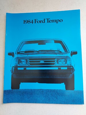 1984 Ford Tempo GLX GL Sedan Dealer Brochure Book 9'' x 11''