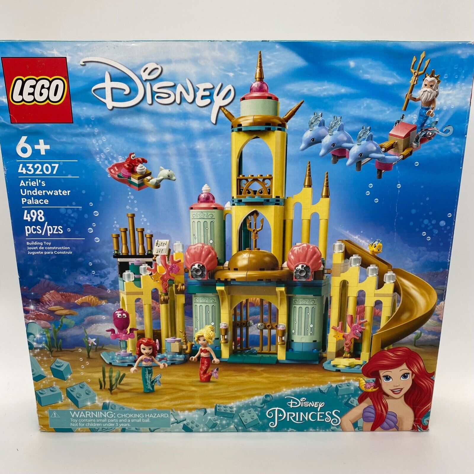 LEGO Disney Princess: Ariel's Underwater Palace (43207) NEW - Damaged Box