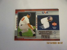 STEPHEN HEAD 2003 UPPER DECK NATIONAL PRIDE USA  BASEBALL JERSAY CARD USA8