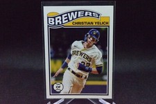Christian Yelich #SR-16 - 2021 Topps UK Edition 1978-79 Redux