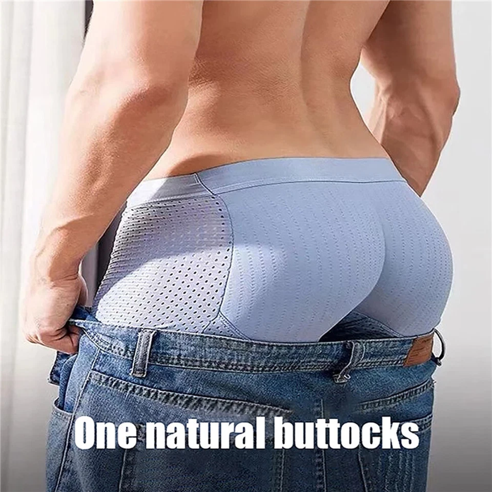 Men Padded Briefs Butt Lifter Enhancer Hip Sexy Underwear Body Shaper Short US - Image 4 of 4