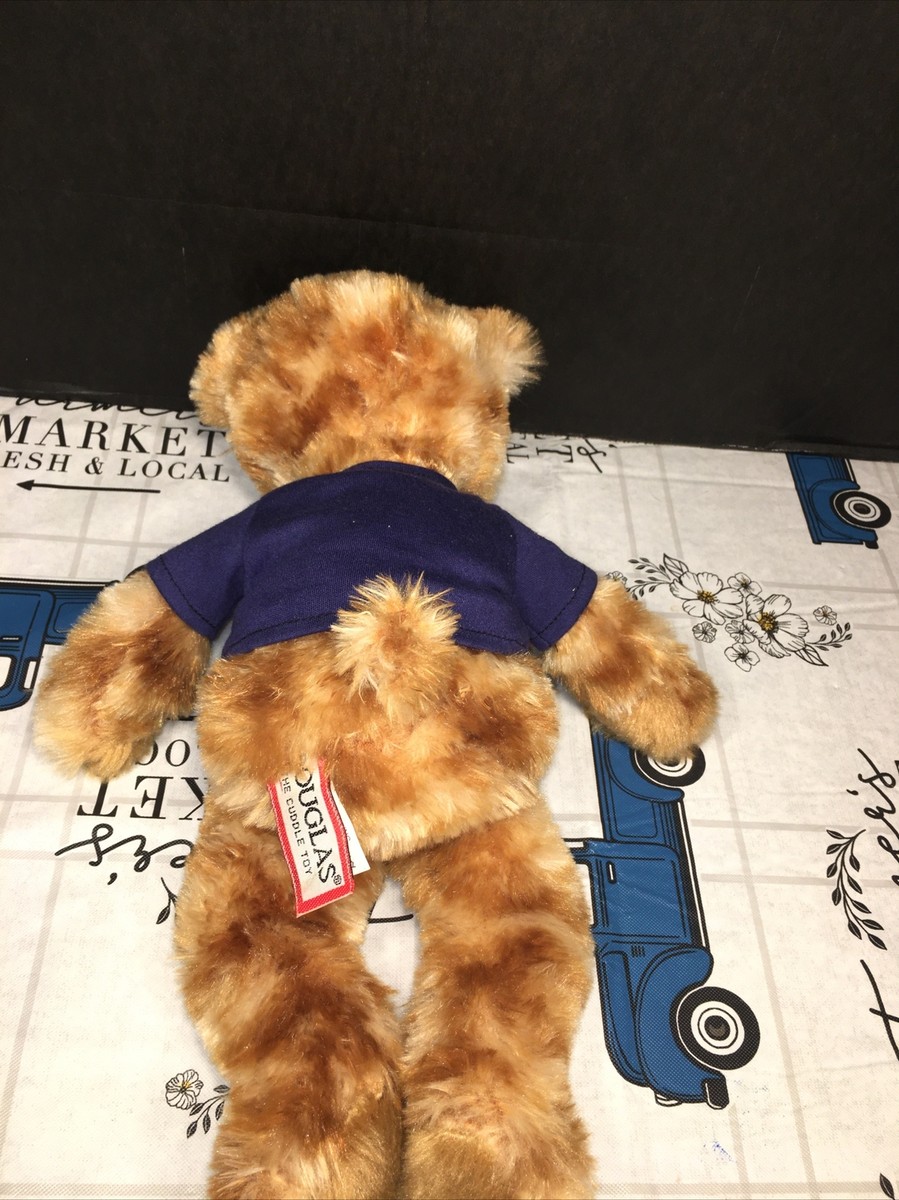 VGUC-12” Douglas Cuddle Toy Waffles Cinnamon Teddy Bear Plush Stuffed