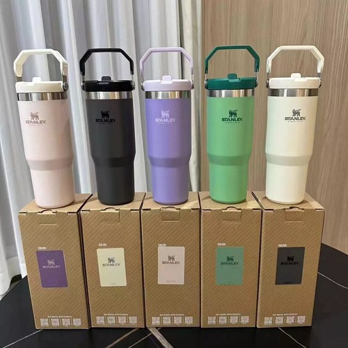 Bottle Tumbler 30 oz Tumbler Cup with Straw Lid Insulated Stainless Steel Water - Picture 2 of 16