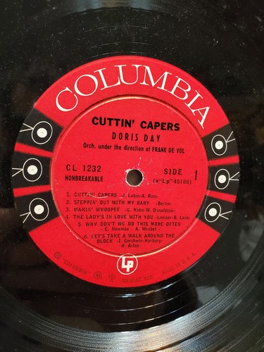 Doris Day Cuttin' Capers Vintage Vinyl Record Columbia Records - Picture 6 of 7