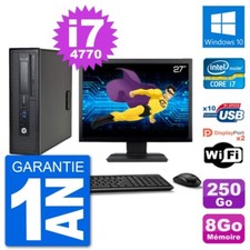 PC HP 800 G1 Ecran 27" Core