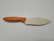 Pure Komachi HD Serrated Chef's Knife Coated Carbon Stainless Steel  Orange