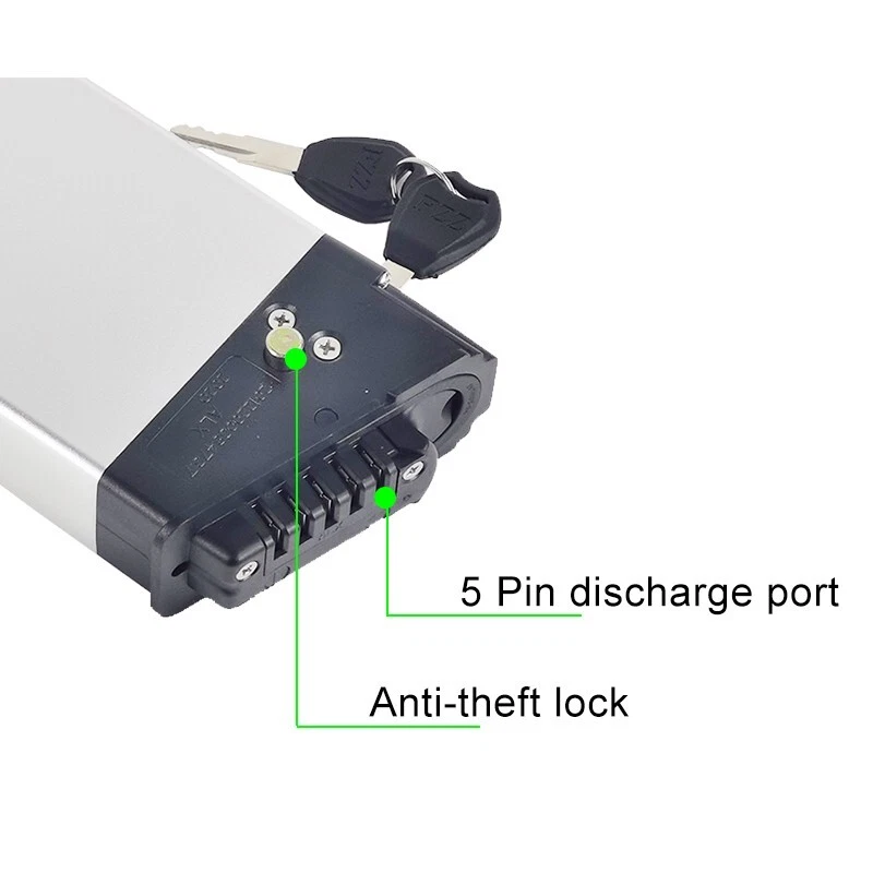 para GoTrax R1 SMLRO Roamed Ebike Repuesto Baterías 48V DCh 006 14ah Batería Foto 2 de 4