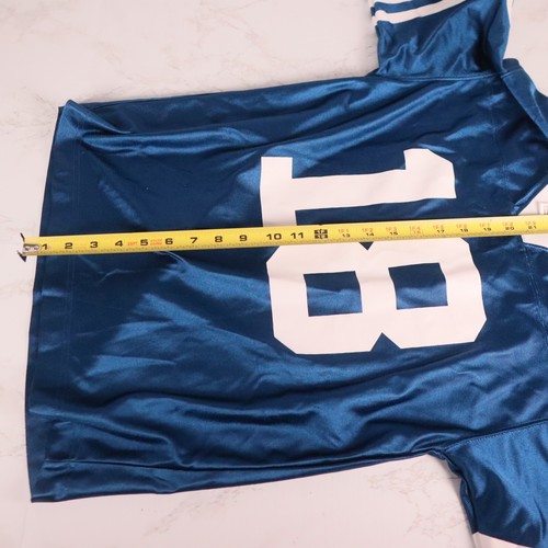 NFL Indianapolis Colts Youth Large (14/16) Manning #18 Blue Mesh Jersey - Picture 8 of 10