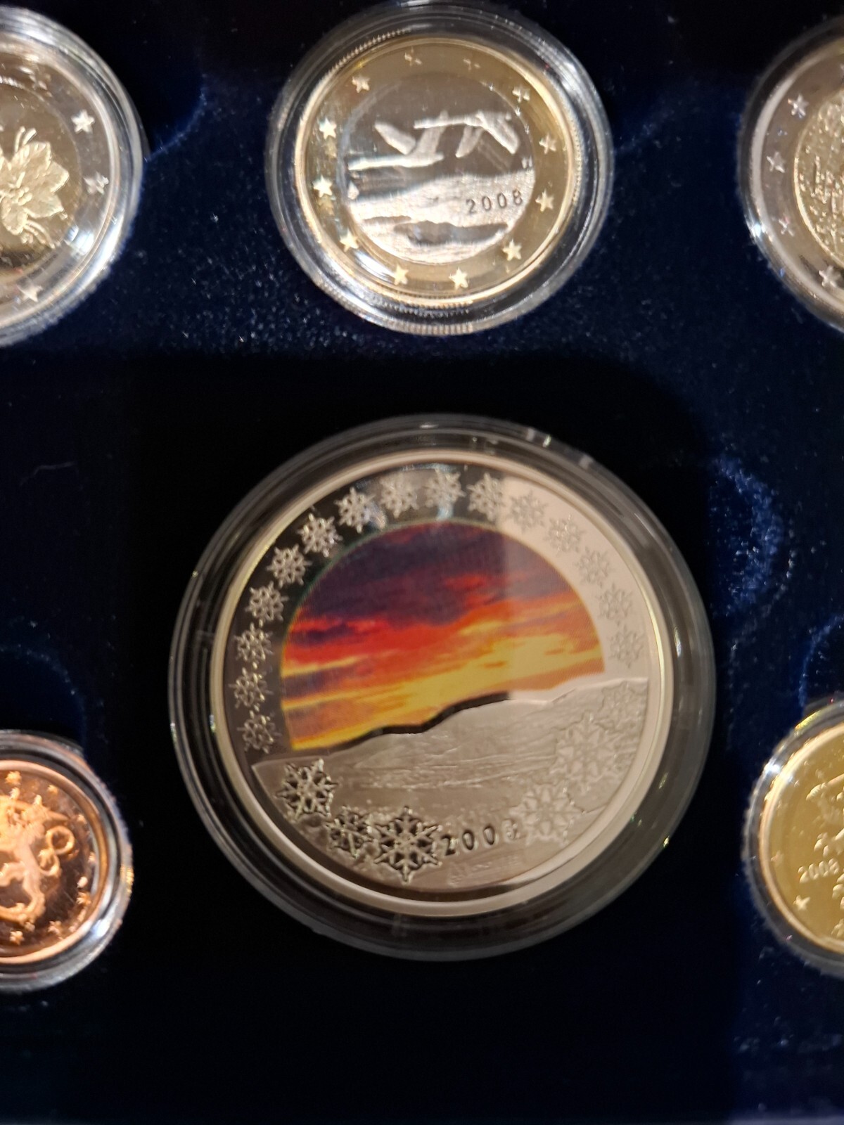 Coffret Finlande Série Euro 2008 BE Déclaration des Droits de l’Homme