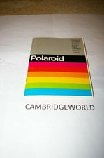 Polaroid SONAR ONESTEP Land Camera PRONTO Instruction Book Manual User Guide NEW