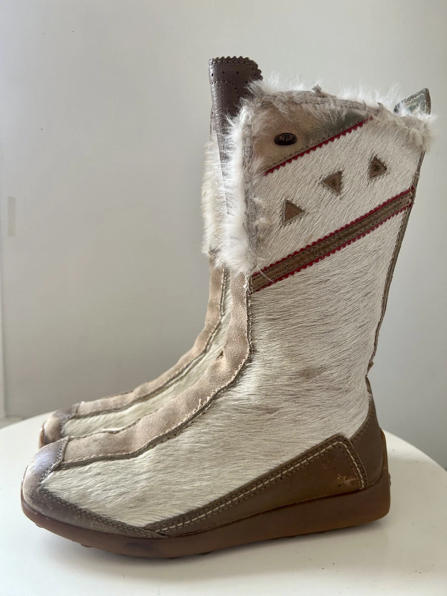 Vintage tecnica fur boots cheap
