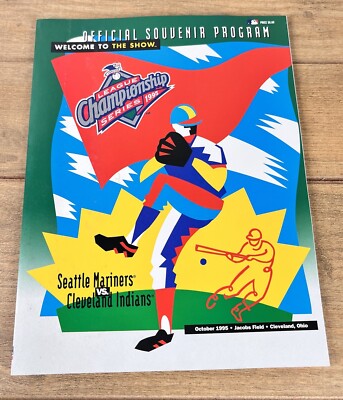 1995 NLCS Championship Program Atlanta Braves vs Cincinnati Reds ...