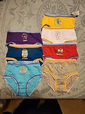 Girl's NWT 7 Pairs Briefs Underwear Size 6 Wonder Nation