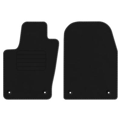 Velours Fußmatten für Dodge Durango III Bj. 2010 - 2015 Automatten VORNE BASIC