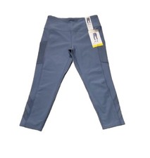 Mondetta Active Capri Pant High Waist Side Pocket Leggings Purple Or Lilac Sz S