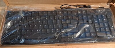 NEW IN BOX Black AST Kin-16 Home Office Wired USB Keyboard | eBay