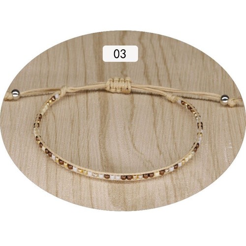 Jewellery Ankle Anklet Cotton Bead Adjustable Foot Bracelet Silver Girls Boho - Picture 12 of 30