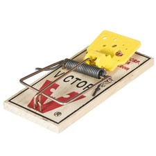 Image of 2pk Deadfast Easy Set Mouse Trap Durable Wooden Wire Snap Trap With Pre-Baited