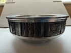 Vintage Konge Tinn Norwegian Pewter Bowl – Viking Scene Decorative Bowl — photo 3