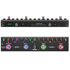 LEKATO Gitarren Multieffekt Pedal Tuner 36 Presets Chorus Delay Reverb MOD IR