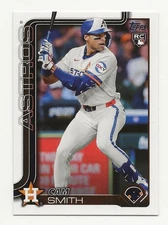 2025 Topps Complete Sets CAM SMITH Rookie Photo Image Variation ASTROS RC #698