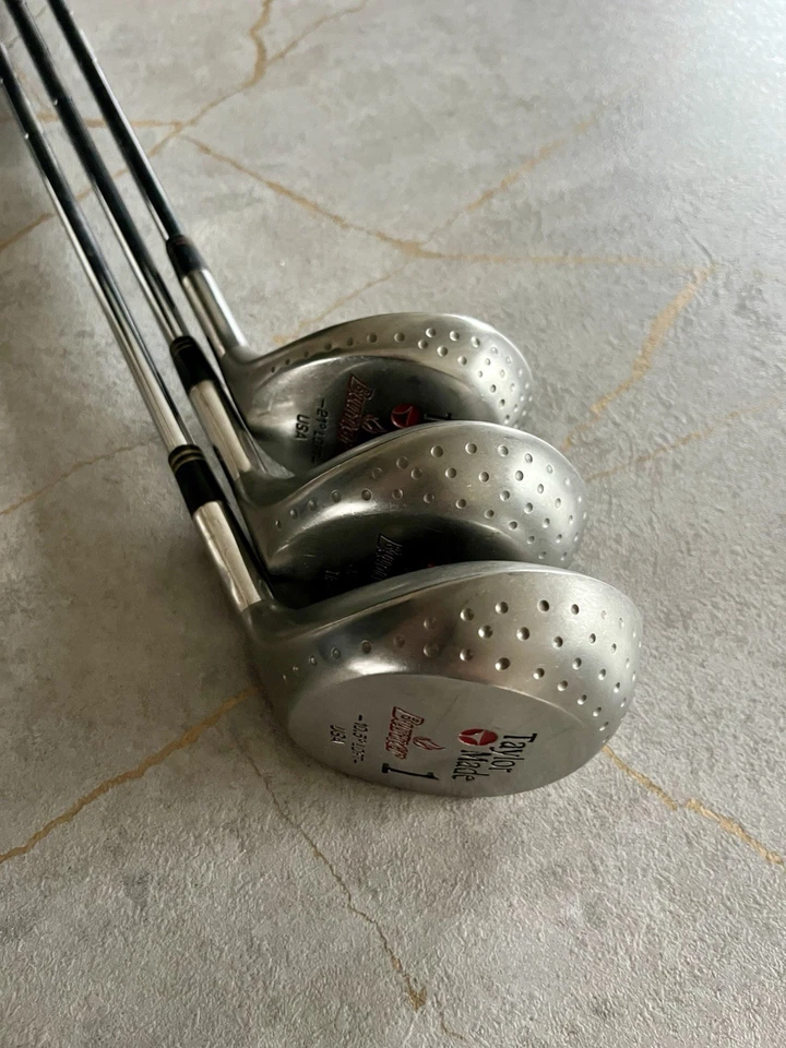 Taylormade Burner Driver & #3 & #5 Woods Steel Shaft Regular Flex Right Handed - Image 3 of 4