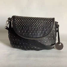 Marc by Marc Jacobs Leather Crossbody Dégradé Natasha Bag in Black w/ Q Studs