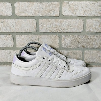 Adidas Entrap Low Women s 8 White Lilac Sneaker H04663 Retro Basketball Style