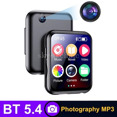 MP3 Player Bluetooth 5.4 HiFi Sports Musik Spieler Video FM Radio Mit Kamera D