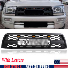For 1996-2002 Toyota 4runner Front Bumper Grille Mesh Grill Wled Lightsletters