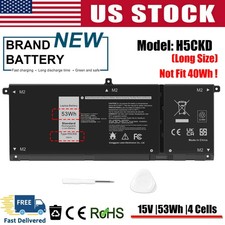   H5CKD Battery For Dell Latitude 3410 3510 Inspiron 7300/7306/7500/7506 2-in-1