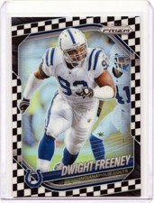 2025 Panini Prizm #120 Dwight Freeney Black & White Checker Prizm