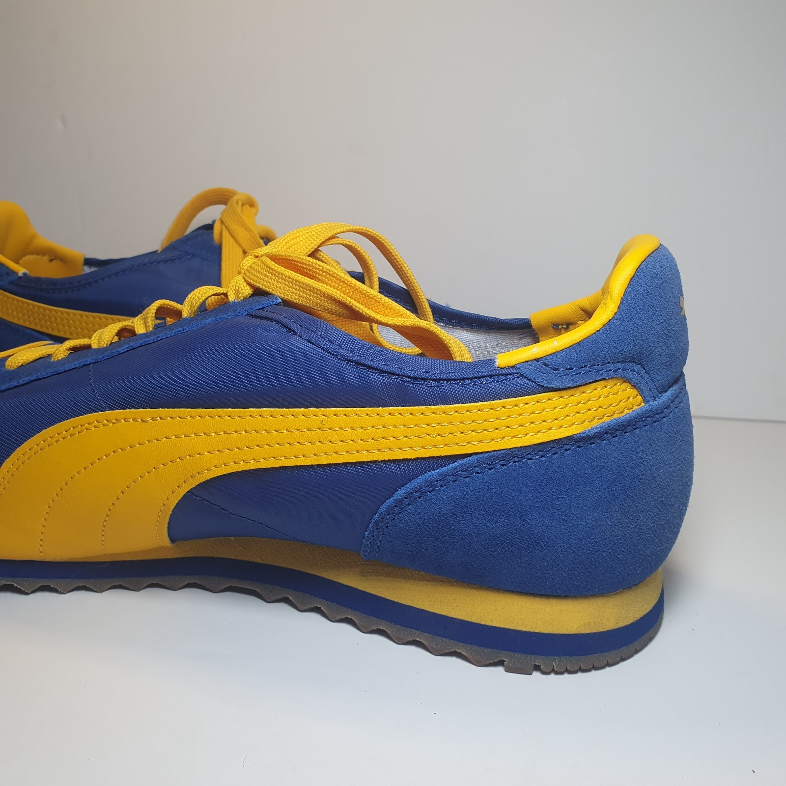Puma Roma OG Nylon Trainers Royal Blue/Yellow - Size 9 UK image 7