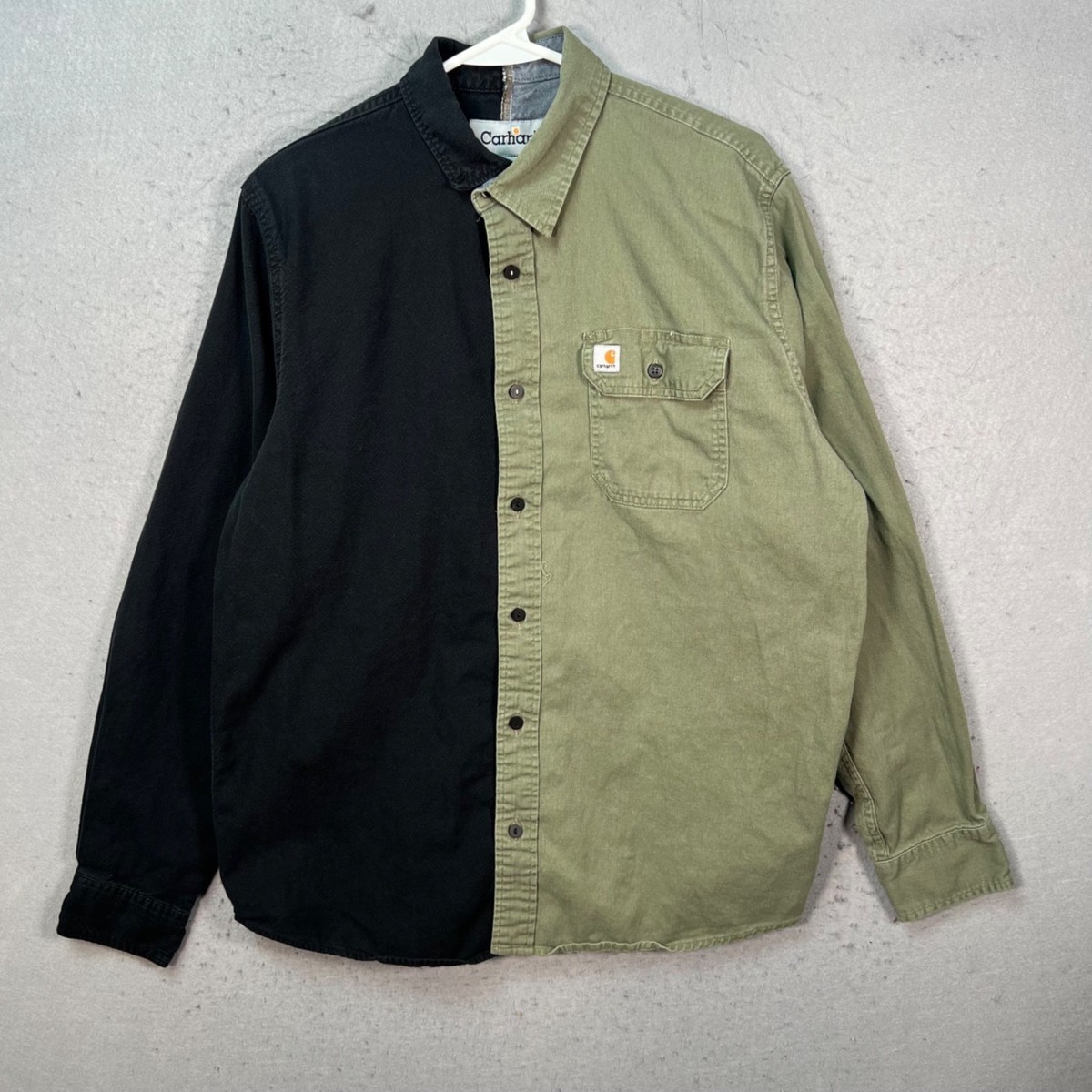 carhartt dress shirt Force Solid Long Sleeve Its made of heavyweight cotton that feels soft yet durable Carhartt Men's FR Force Original