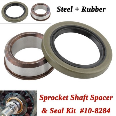 Sprocket Shaft Spacer & Seal Kit NEW For Harley 70-98 Big Twin
