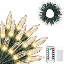 Minetom LED Christmas Lights for Indoor,39 FT 100 LED Christmas Tree Lights with