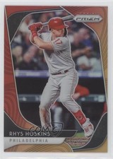 2020 Panini Prizm Tier III Hot Box Red Orange Prizm Rhys Hoskins #210 1u6