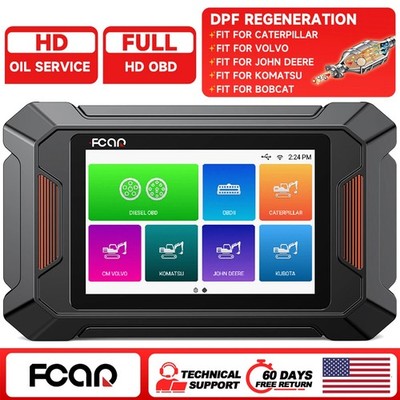 FCAR F804 Plus Heavy Duty Truck Scanner Diagnostic DPF Regen for John Deere CAT