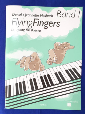 Daniel Hellbach: Flying Fingers für Klavier Band 1 mit zwei CDs, Acanthus-Verlag