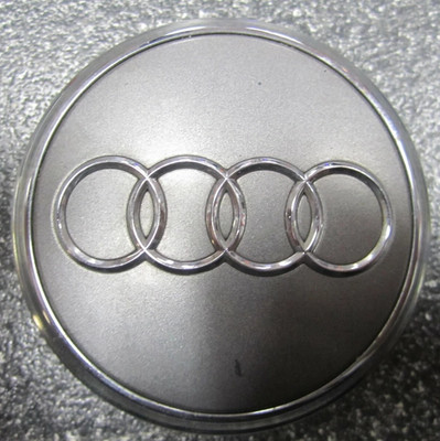 Audi A B Q R S Series Charcoal OEM Center Cap 3.0'' 76mm 4L0601170 - One/1