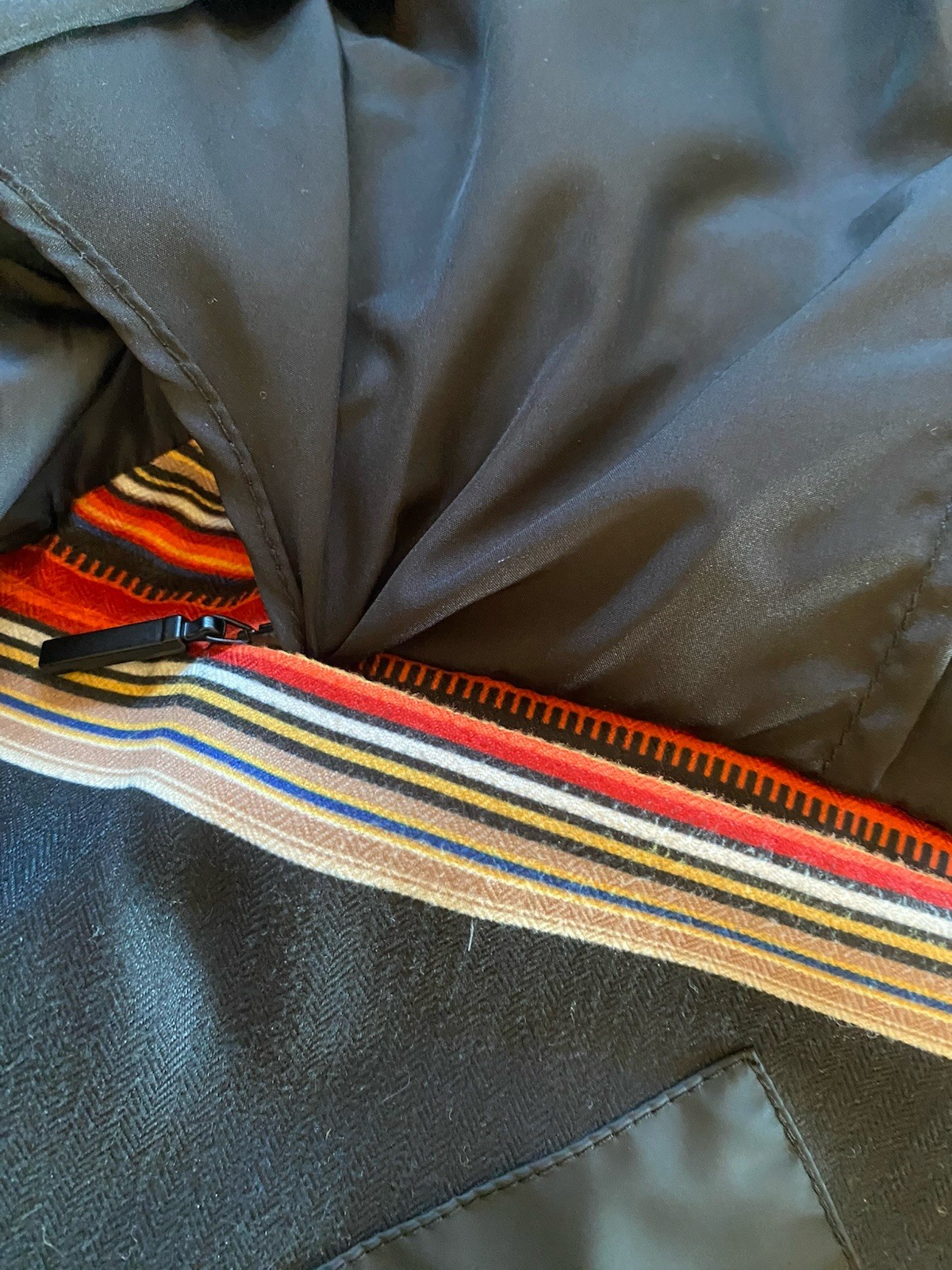 Pendleton Down Jacket Coat Black Polyurethane Wat… - image 6