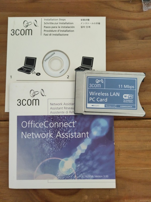 Brand New 3Com 11Mbps Wireless LAN PC Card With XJACK Antenna 3CRWE62092A