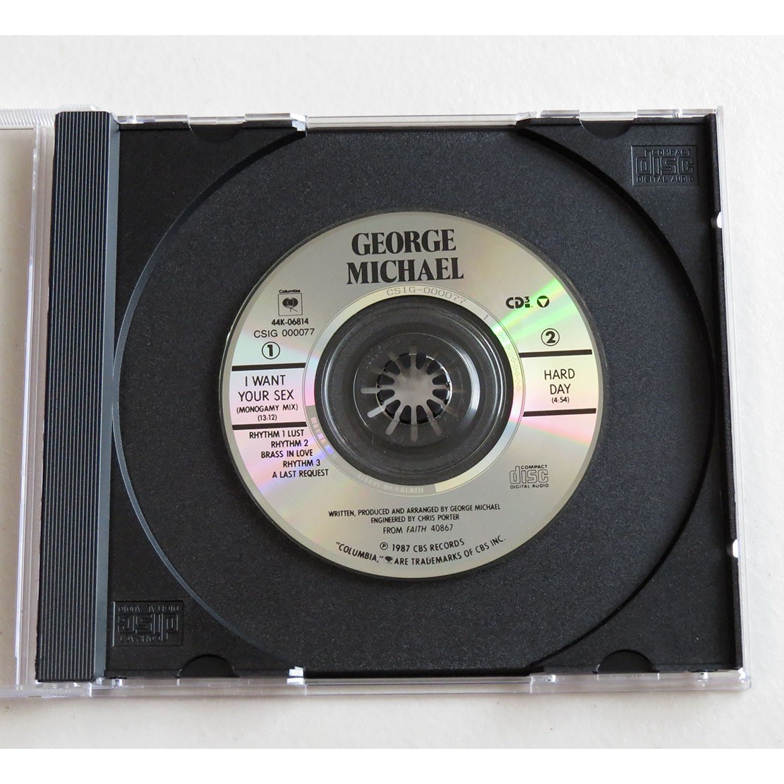 George Michael - I Want Your Sex / Hard Day (1987 Mini Maxi 3